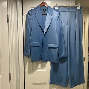 Bar III Women's Slate Blue Pantsuit